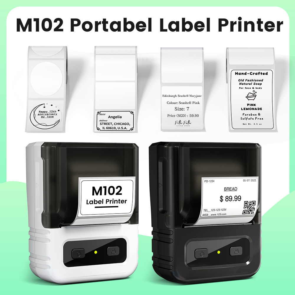 Sticker Label Template - Mini Etiket Yazıcısı 20-50mm Kargo Barkod