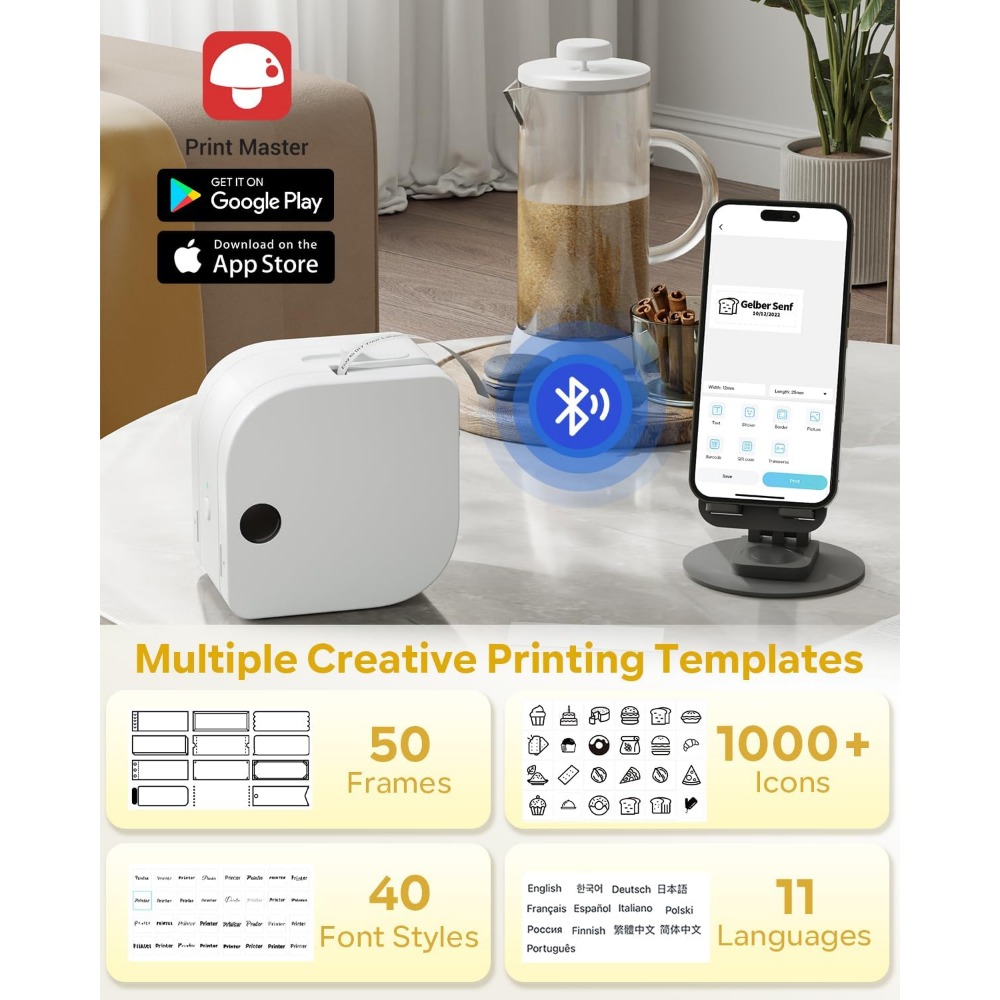 Bant ile Tape Mini etiket maki - Sticker Label Template incelemesi ve fiyatı