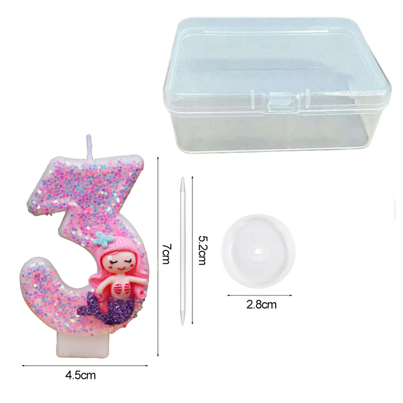 Yaratıcı Pembe Deniz Kızı 0-9  - Candle For Supplies incelemesi ve fiyatı