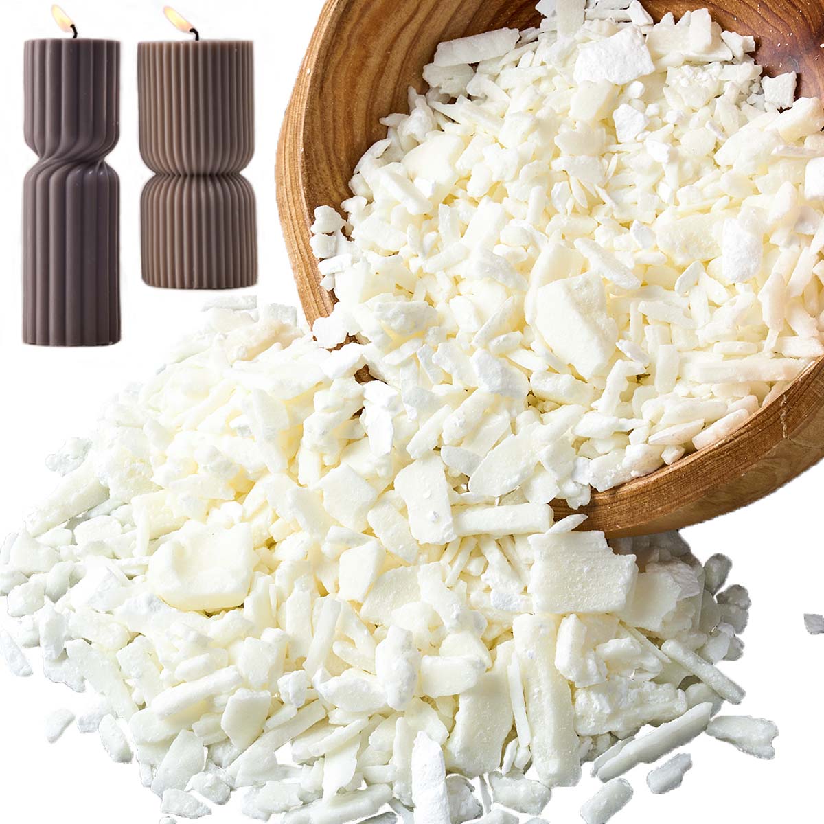1 Pound Saf Beyaz Soya Balmumu - Candle Making Supplies For Beginners incelemesi ve fiyatı