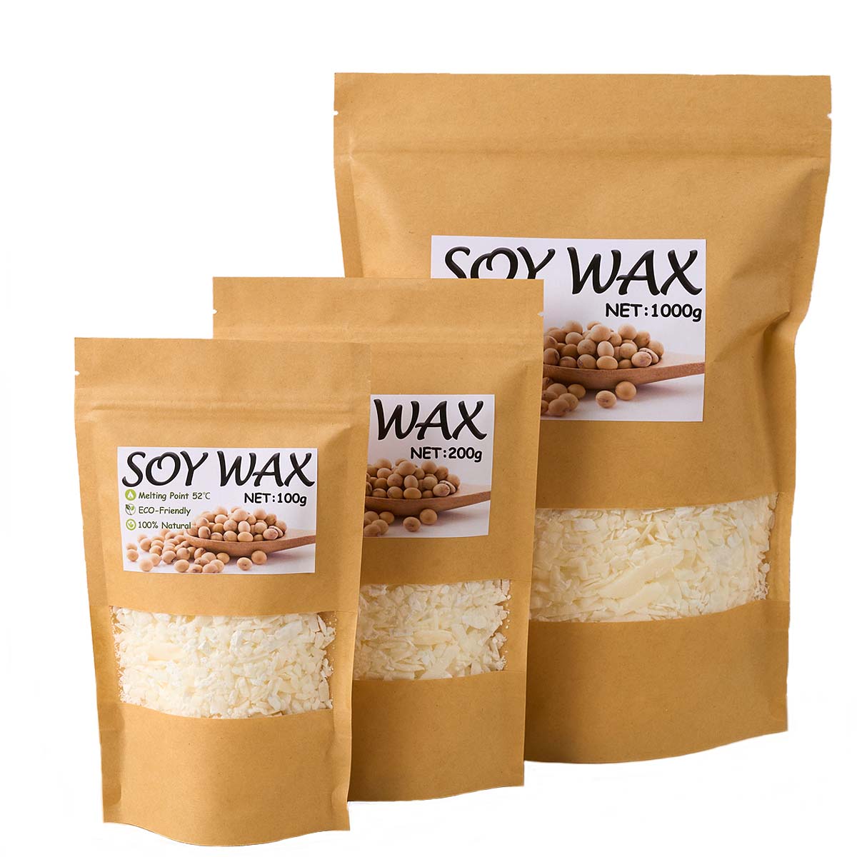 1 Pound Saf Beyaz Soya Balmumu - Candle Making Supplies For Beginners incelemesi ve fiyatı