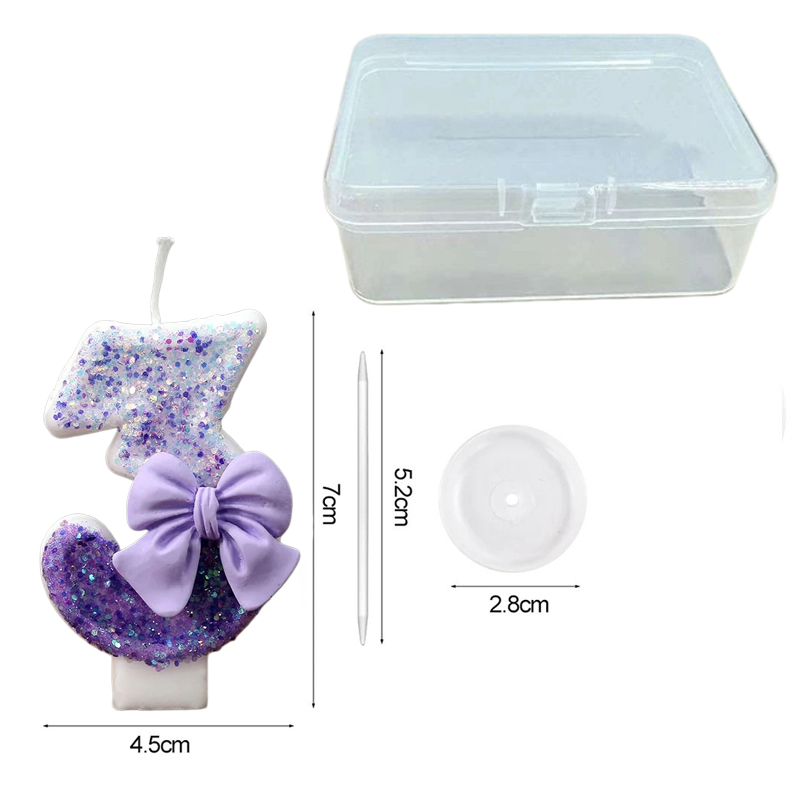 Yaratıcı Simli Kademeli Mor Fi - Candle For Supplies incelemesi ve fiyatı