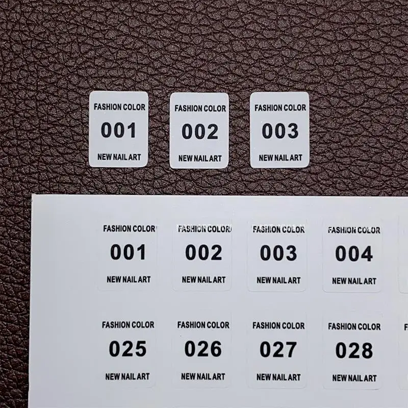 NO.1-240 Oje Numarası Etiket E - Sticker Label Template incelemesi ve fiyatı