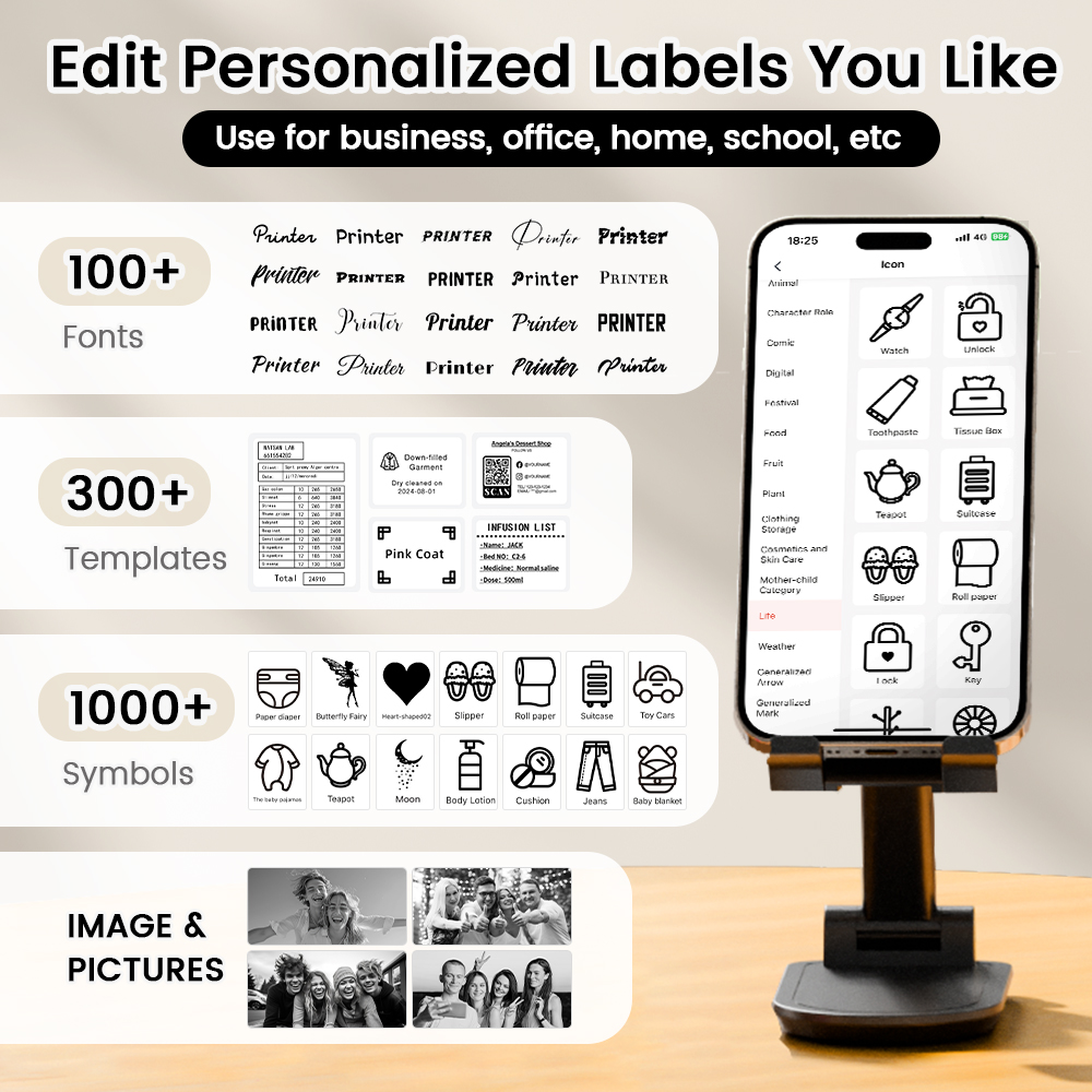 Mini Etiket Yazıcısı 20-50mm K - Sticker Label Template incelemesi ve fiyatı