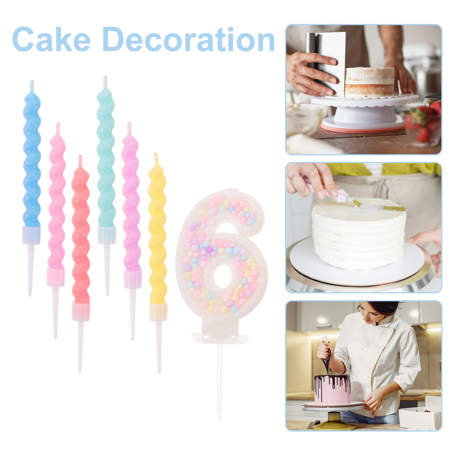 13 Adet Renkli Spiral Doğum Gü - Candle For Supplies incelemesi ve fiyatı