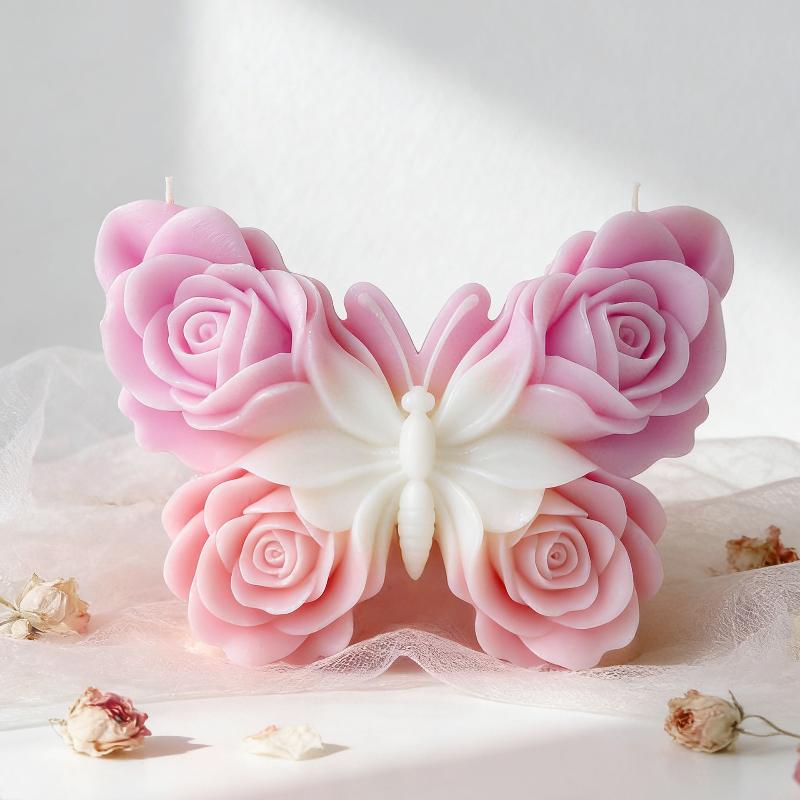 DIY Gül Kelebek Formu silikon  - Candle Making Supplies For Beginners incelemesi ve fiyatı
