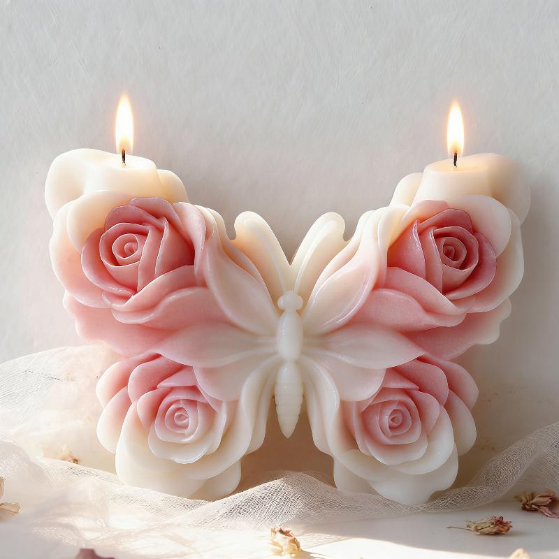DIY Gül Kelebek Formu silikon  - Candle Making Supplies For Beginners incelemesi ve fiyatı