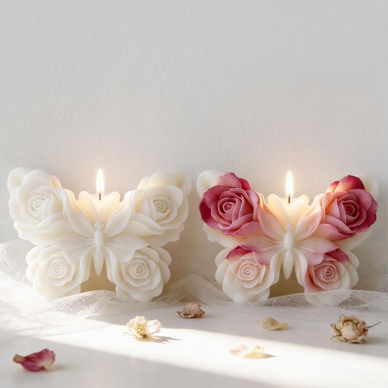 DIY Gül Kelebek Formu silikon  - Candle Making Supplies For Beginners incelemesi ve fiyatı