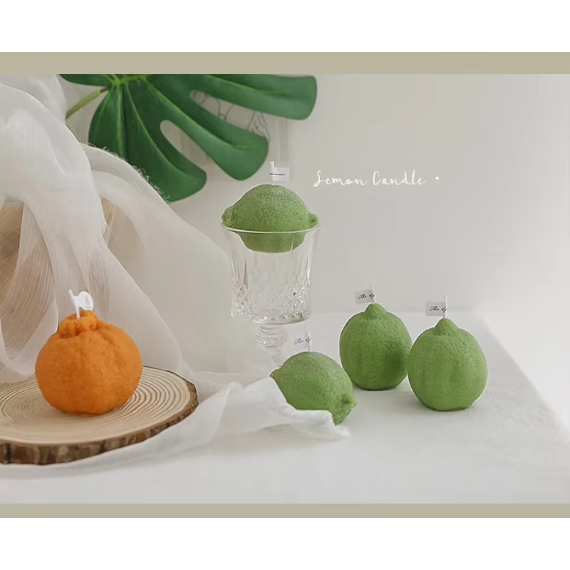 Özel Ev Dekorasyonu Limon Mum  - Candle For Supplies incelemesi ve fiyatı